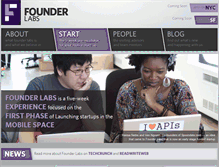 Tablet Screenshot of founderlabs.org